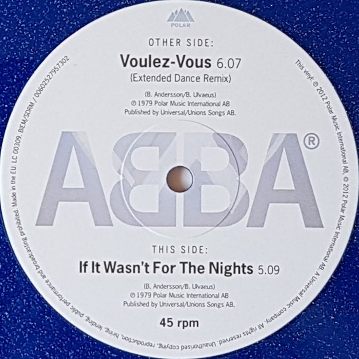 00602527957302 Voulez-vous ABBA Label